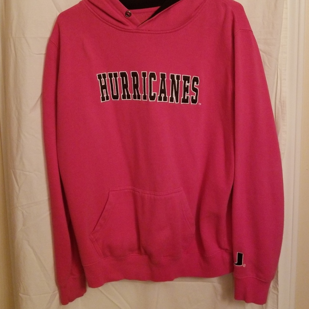 Very warm pink hoodie!